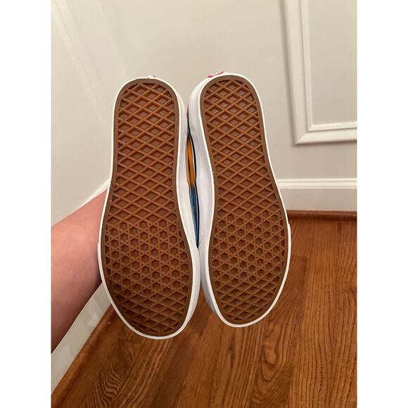 NEW Vans Authentic Era Color Block Blue Yellow Pink Skate Men's 5.5 Women's 7 - Picture 3 of 5